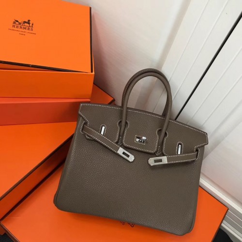 Hermes Birkin 25cm Genuine French Togo Leather HBTGG25cm 